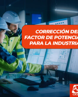 Corrección del factor de potencia para la industria